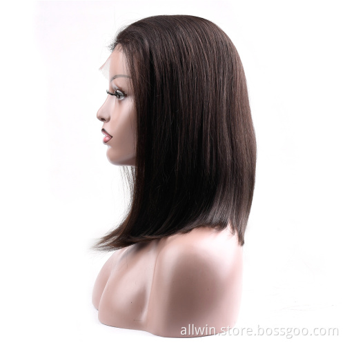 Brazilian Hair Wigs Body Wave Black human hair Lace Front Wig Transparent Swiss